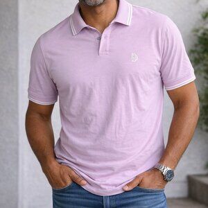 Banana Republic Pink Polo Shirt | Size L | Classic Preppy Casual